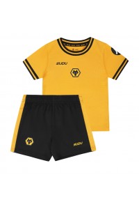 Wolves Babytruitje Thuis tenue Kind 2024-25 Korte Mouw (+ Korte broeken)